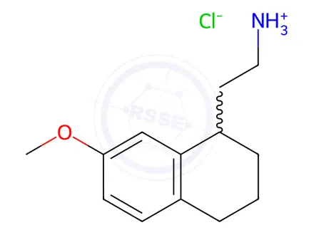 Chemical structure of 2-(7-methoxy-1,2,3,4-tetrahydronaphthalen-1-yl)ethan-1-amine