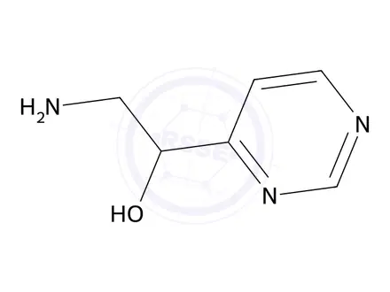Chemical structure of 2-Amino-1-(pyrimidin-4-yl)ethan-1-ol