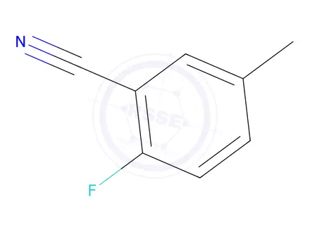 Chemical structure of 2-Fluoro-5-methylbenzonitrile