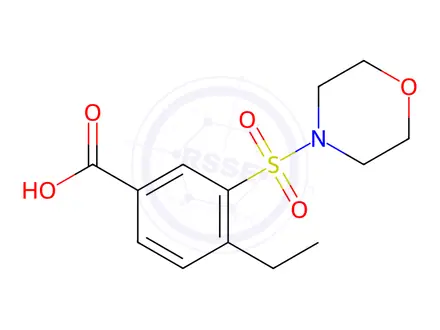 Chemical structure of 4-Ethyl-3-(morpholine-4-sulfonyl)benzoic acid