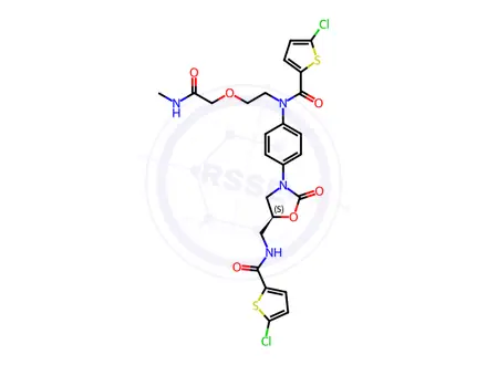 Chemical structure of Rivaroxaban Impurity 8