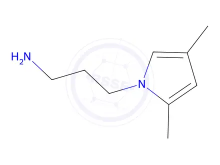Chemical structure of 3-(2,4-Dimethyl-1H-pyrrol-1-yl)propan-1-amine
