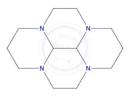 Chemical structure of cis-Decahydro-1H,6H-3a,5a,8a,10a-tetraazapyrene