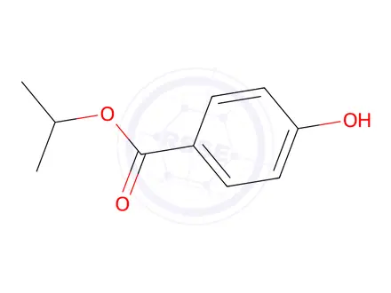 Chemical structure of Isopropyl paraben