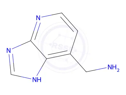 Chemical structure of 1-{3H-imidazo[4,5-b]pyridin-7-yl}methanamine dihydrochloride