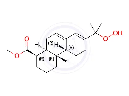 Chemical structure of Abietic Acid Impurity 13