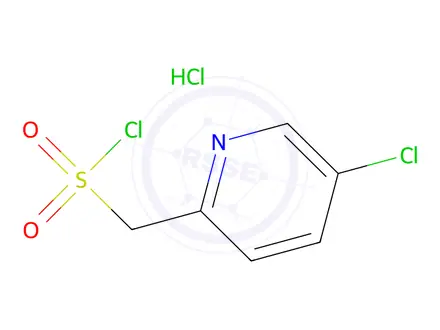 Chemical structure of (5-Chloropyridin-2-yl)methanesulfonyl Chloride Hydrochloride