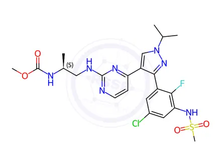 Chemical structure of Encorafenib