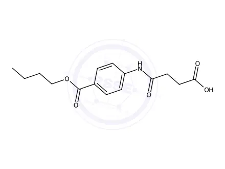 Chemical structure of 4-((4-(Butoxycarbonyl)phenyl)amino)-4-oxobutanoic acid