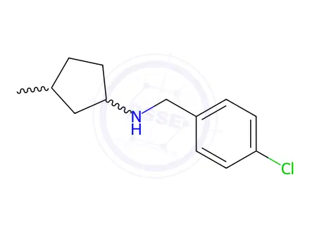 Chemical structure of n-(4-Chlorobenzyl)-3-methylcyclopentan-1-amine