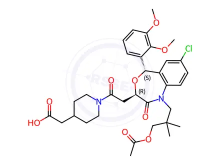 Chemical structure of Lapaquistat Acetate