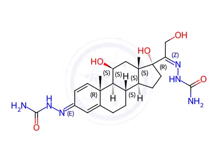 Chemical structure of Prednisolone Impurity 10 (Z-E Isomers)