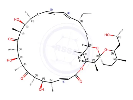 Chemical structure of Oligomycin C