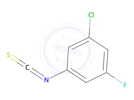 Chemical structure of 1-Chloro-3-fluoro-5-isothiocyanatobenzene