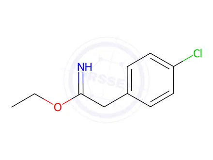Chemical structure of 2-(4-CHLORO-PHENYL)-ACETIMIDIC ACID ETHYL ESTER