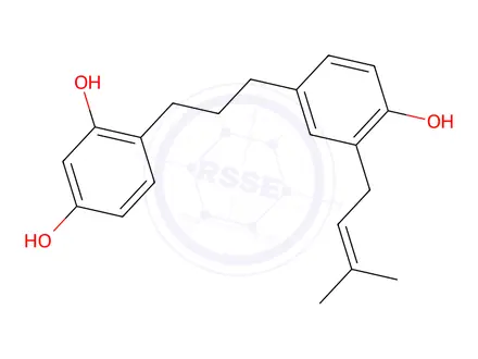 Chemical structure of Broussonin C