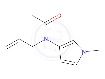 Chemical structure of N-Allyl-N-(1-methyl-1H-pyrrol-3-yl)acetamide