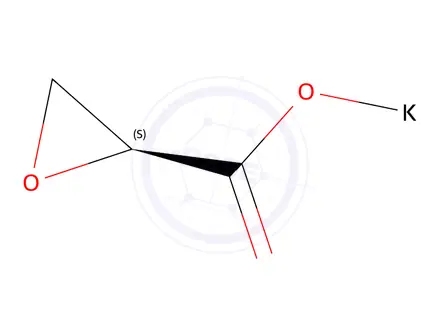 Chemical structure of Potassium (S)-oxirane-2-carboxylate