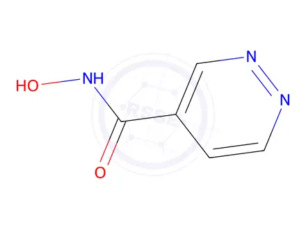 Chemical structure of N-Hydroxypyridazine-4-carboxamide