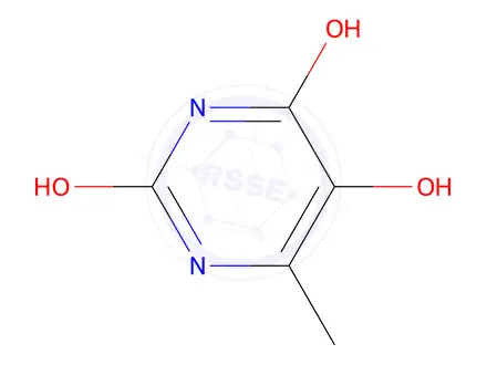 Chemical structure of 5-hydroxy-6-methylpyrimidine-2,4(1H,3H)-dione
