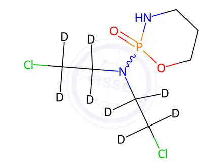 Chemical structure of Cyclophosphamide-[D8]