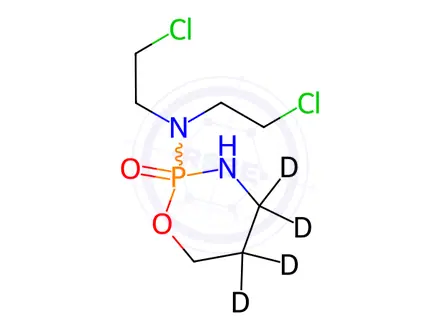 Chemical structure of Cyclophosphamide-d4