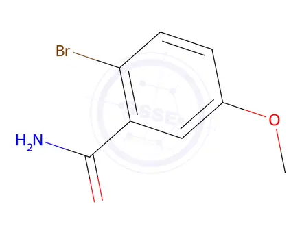 Chemical structure of 2-Bromo-5-methoxybenzamide