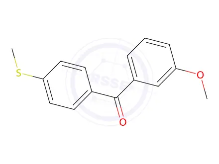 Chemical structure of (3-Methoxyphenyl)(4-(methylthio)phenyl)methanone