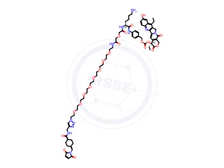 Chemical structure of CL2A-SN-38