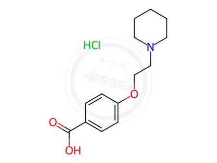 Chemical structure of Raloxifene Impurity 4(Hydrochloride)