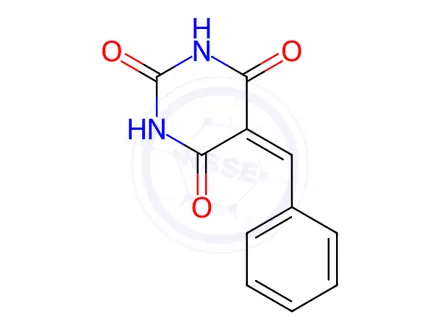 Chemical structure of 5-Benzylidenebarbituric Acid