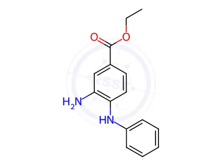 Chemical structure of Ethyl 3-amino-4-anilinobenzoate