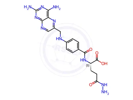 Chemical structure of Aminopterin-α-hyrazide