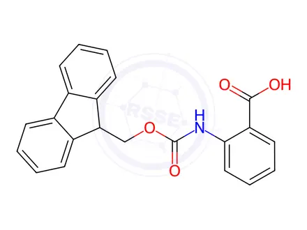 Chemical structure of Fmoc-Abz-OH