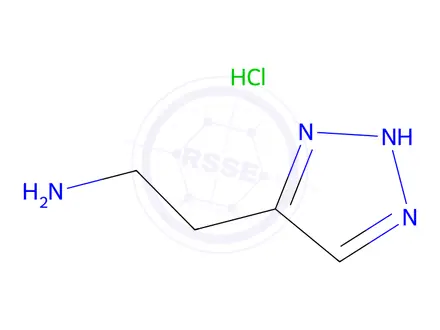Chemical structure of 2-(1H-1,2,3-Triazol-5-yl)ethan-1-amine hydrochloride