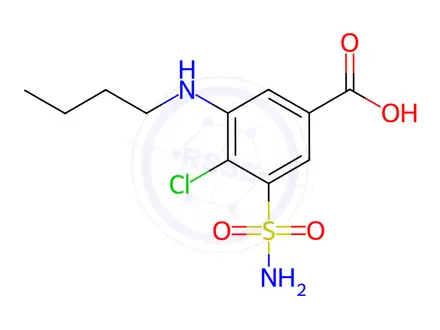 Chemical structure of Bumetanide Impurity 162