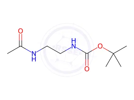 Chemical structure of tert-Butyl 2-Acetamidoethylcarbamate