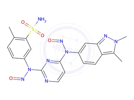 Chemical structure of Pazopanib Impurity 52