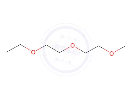 Chemical structure of Diethylene glycol ethyl methyl ether