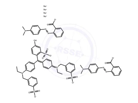 Chemical structure of Methyl Purple