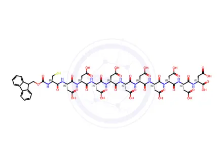 Chemical structure of Fmoc-Cys-Asp10