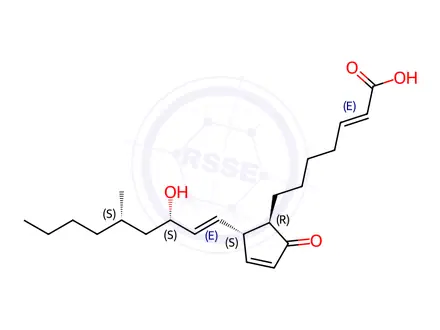 Chemical structure of Limaprost Impurity 1
