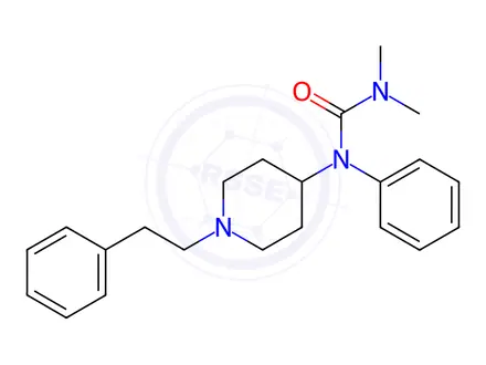 Chemical structure of N,N-Dimethylamido-despropionyl fentanyl