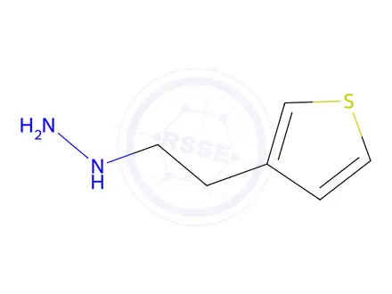 Chemical structure of (2-(Thiophen-3-yl)ethyl)hydrazine