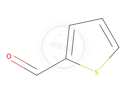 Chemical structure of 2-Thiophenecarboxaldehyde