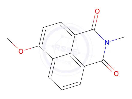 Chemical structure of 6-Methoxy-2-methyl-1H-benzo[de]isoquinoline-1,3(2H)-dione