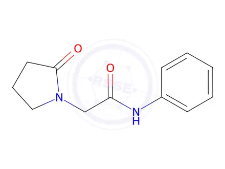 Chemical structure of 2-(2-Oxopyrrolidin-1-yl)-N-phenylacetamide
