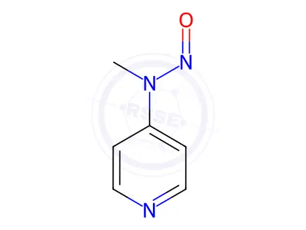 Chemical structure of N-methyl-N-pyridin-4-ylnitrous amide