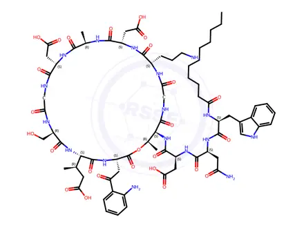 Chemical structure of Daptomycin Impurity 80