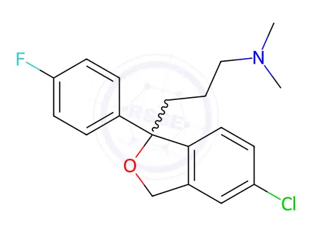 Chemical structure of Citalopram EP Impurity E